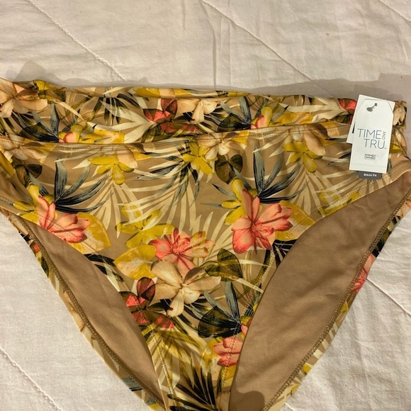 Time and Tru High Waist Bikini Bottom 1X (16W-18W) (FR) - Picture 1 of 11